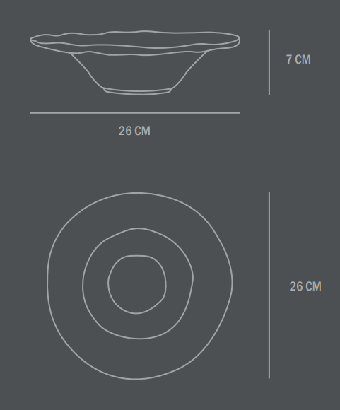 Схема Сет из двух тарелок Native Pasta Plate — Set of 2 pieces, 101 Copenhagen