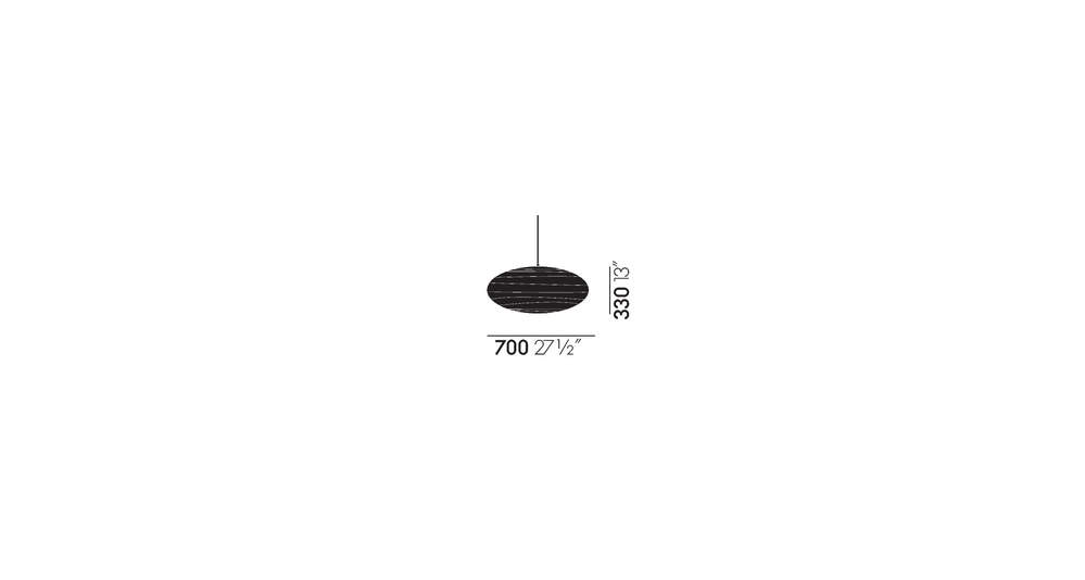 Схема Подвесной светильник Akari 70EN, Vitra
