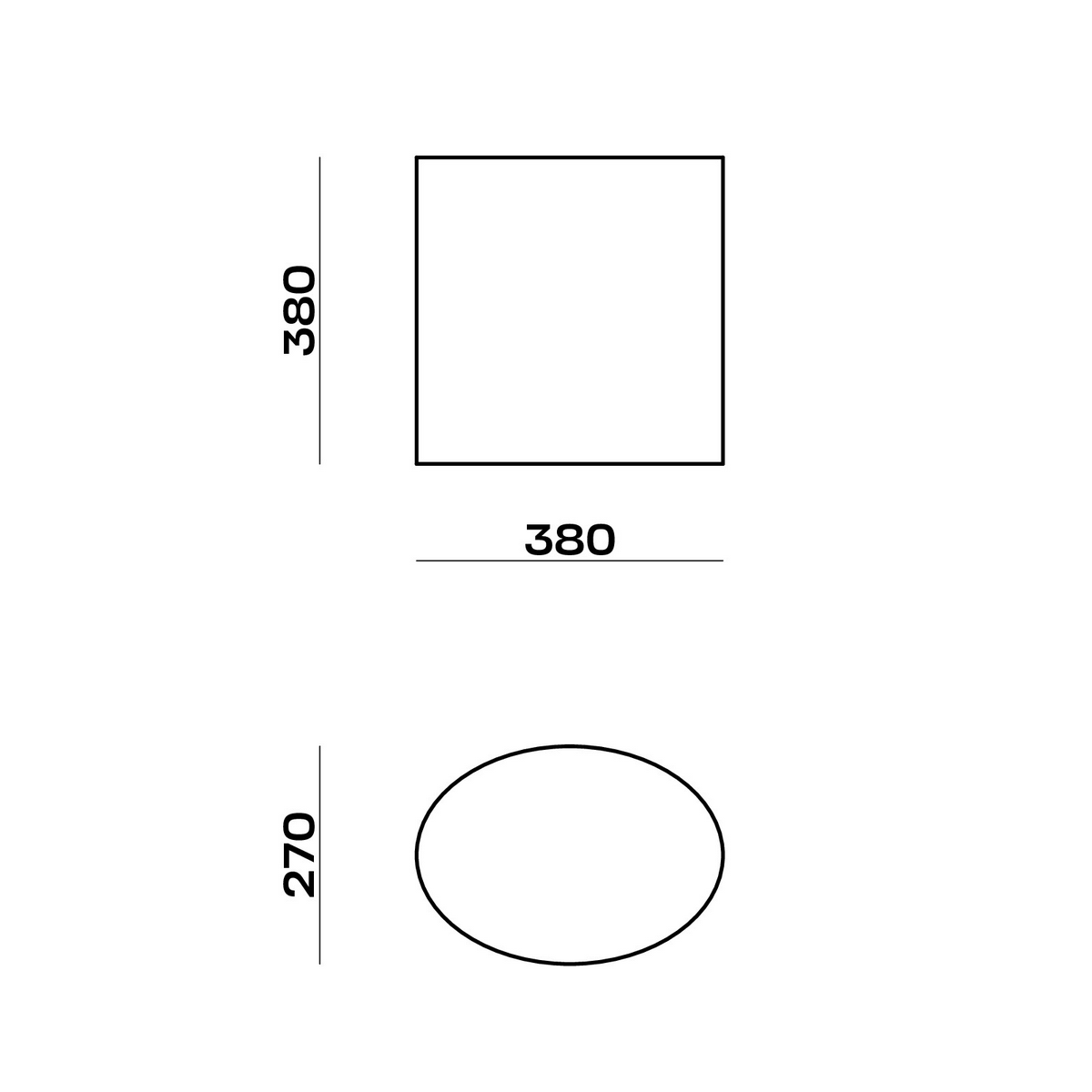 Схема Табурет Lenox Stool, MODÉNATURE
