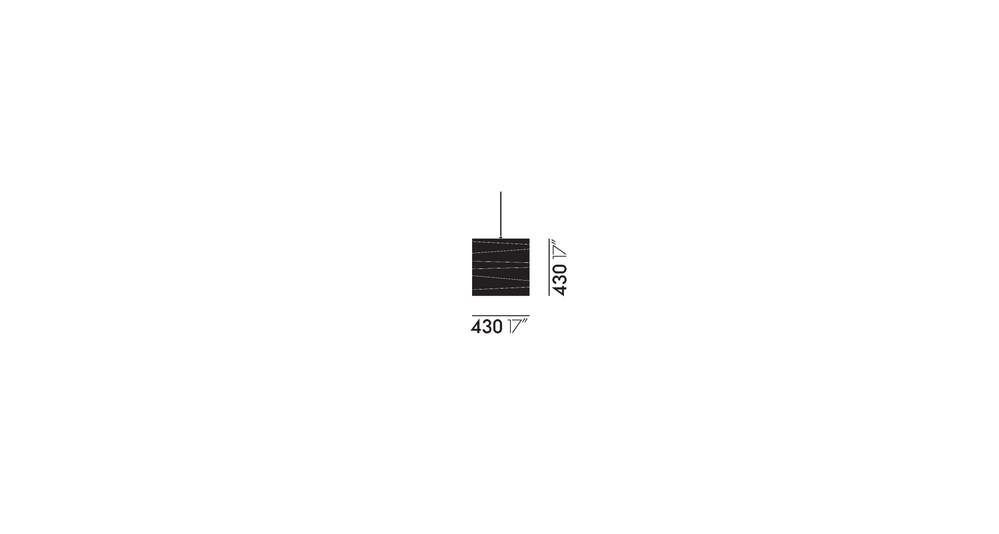 Схема Подвесной светильник Akari 45X, Vitra