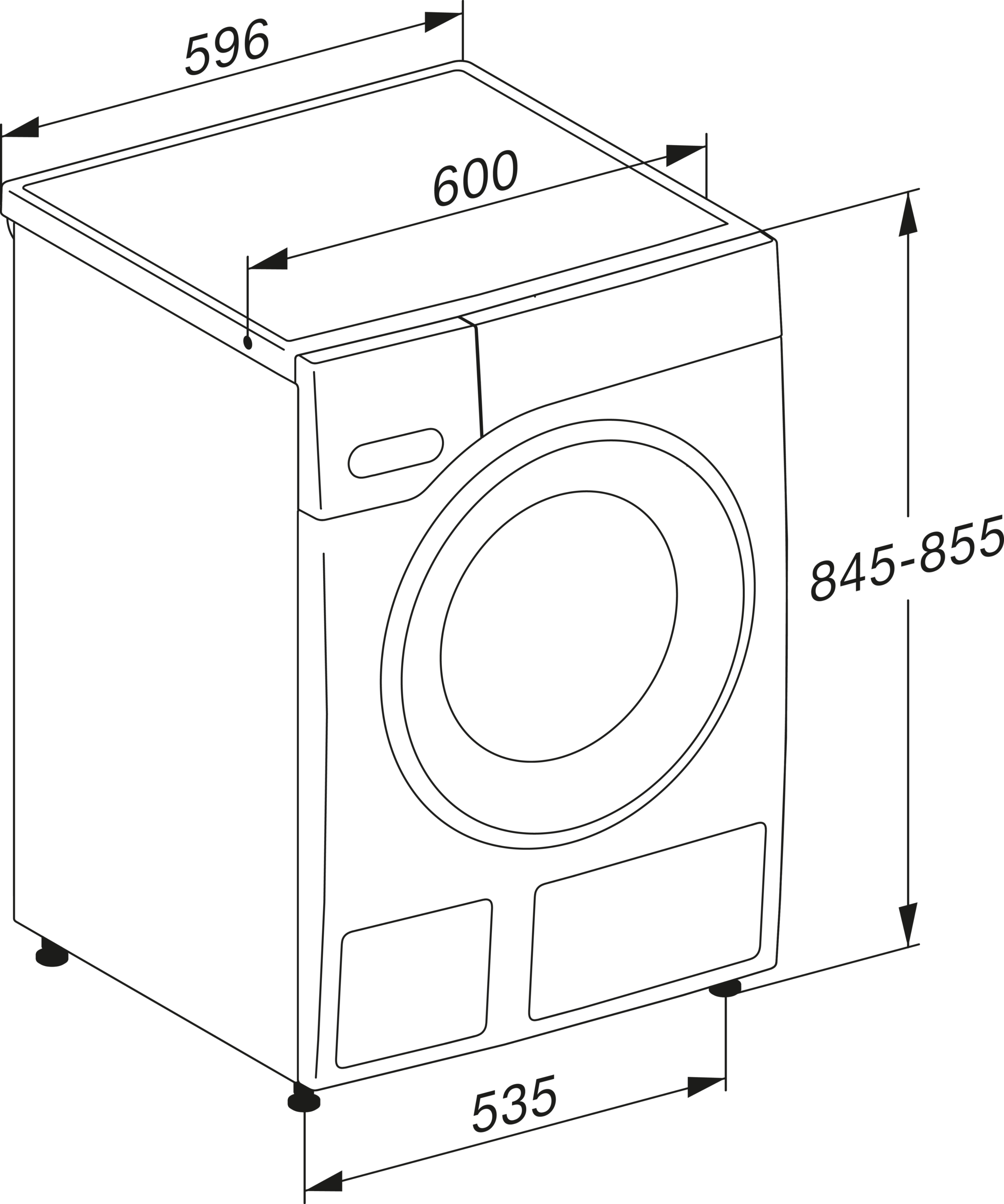 Схема Стиральная машина Miele WWI 860 WCS White Edition, Miele