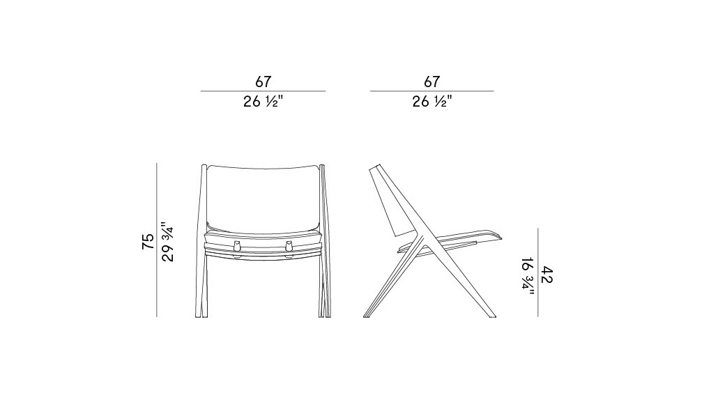 Схема Кресло Track, Potocco
