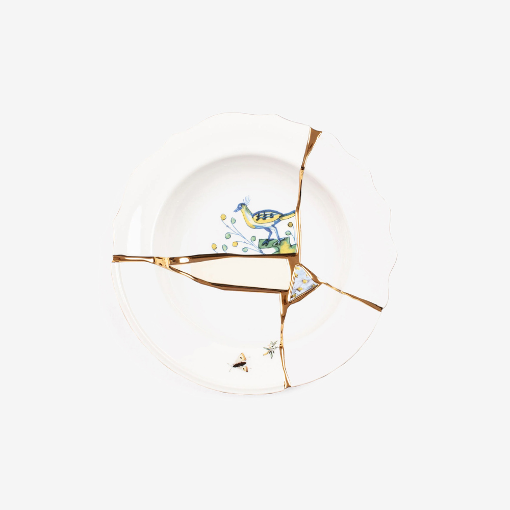 Глубокая тарелка Kintsugi 