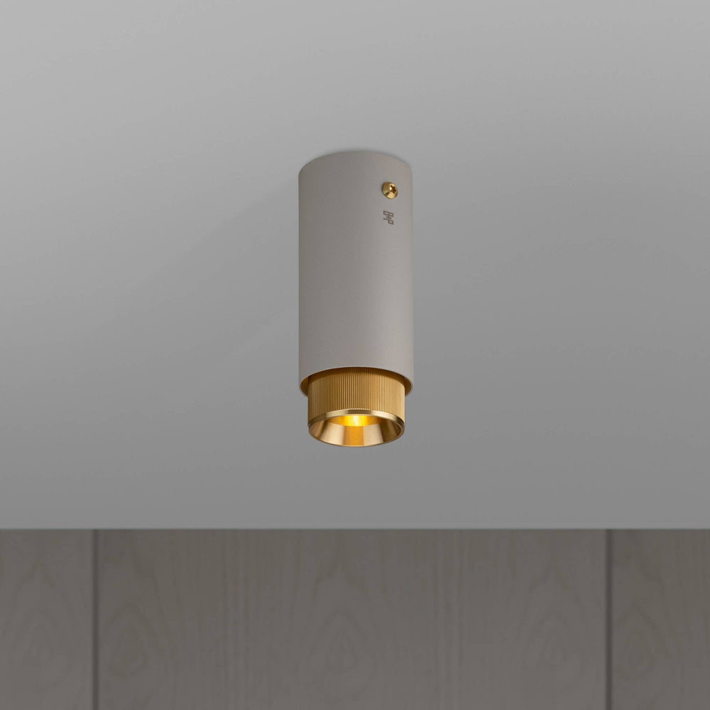 Потолочный светильник Exhaust Linear Stone/Brass 