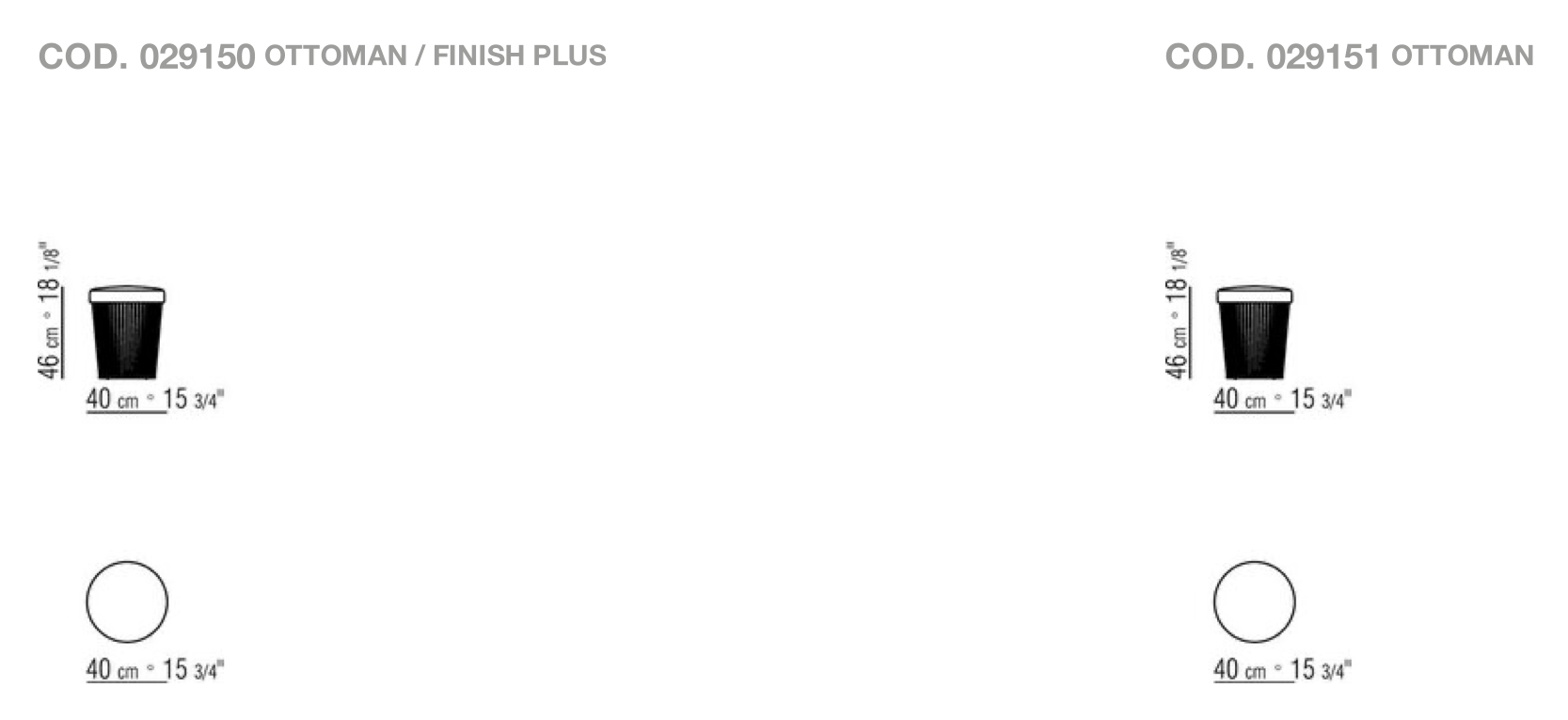 Схема Пуф Berry, Flexform