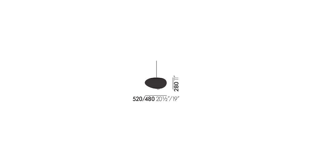 Схема Подвесной светильник Akari 16A, Vitra