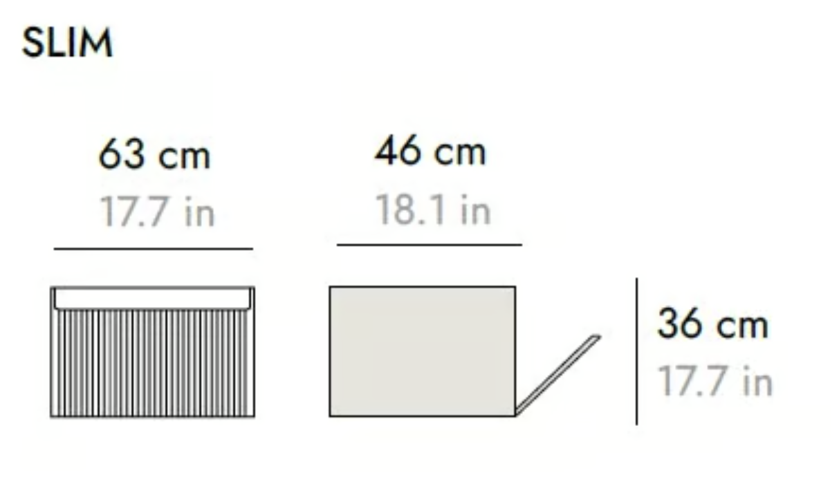Схема Прикроватная тумба подвесная Stockholm, Punt