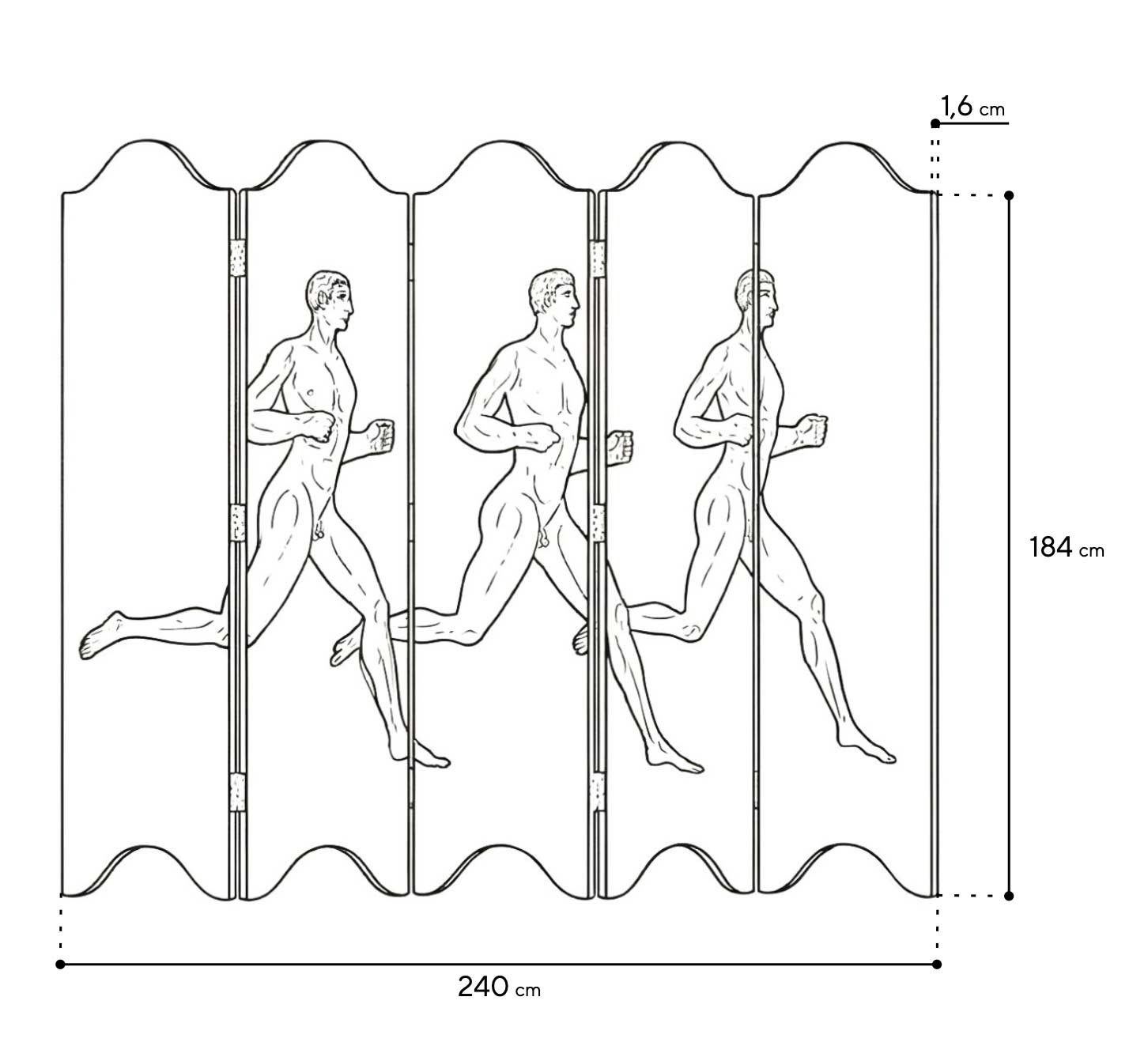 Схема Ширма Staffetta Screen, ART MNFST