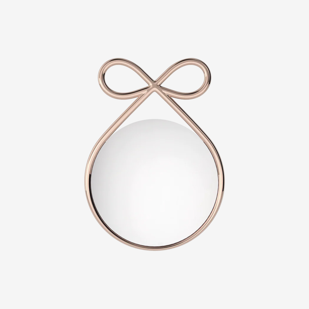 Зеркало Ribbon Pink gold 