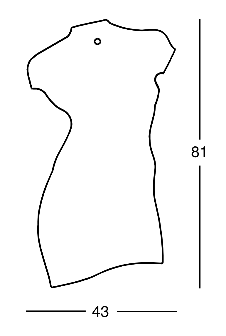 Схема Настенное зеркало Milo CM, Zanotta