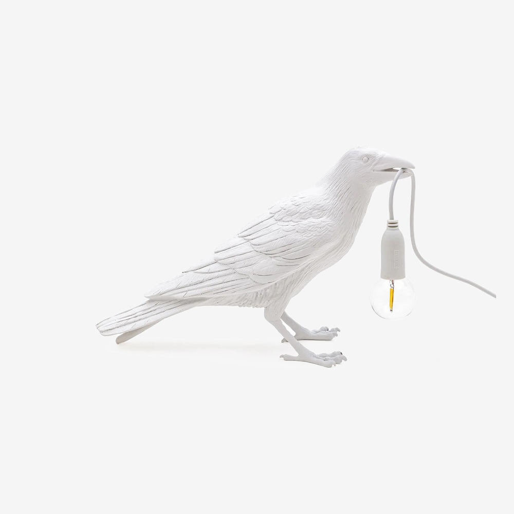 Настольная лампа Bird Waiting White 
