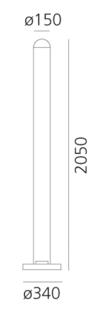 Схема Торшер Metacolor, Artemide