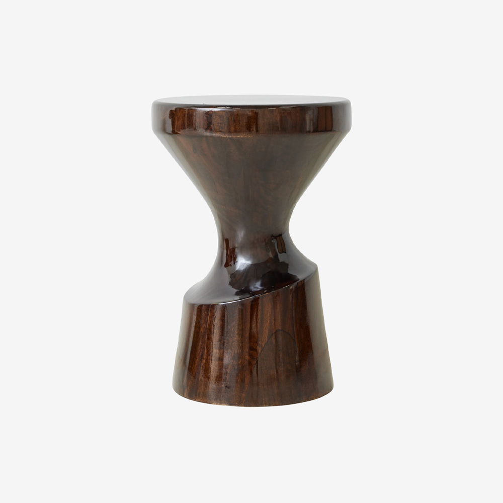 Табурет Wooden stool – Burgundy 