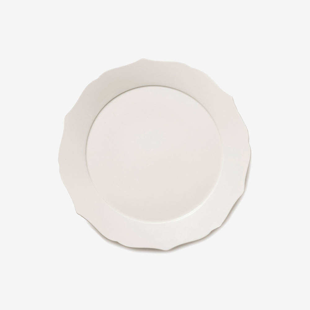 Набор из 4-х тарелок Dinner Plate White Silhouette 