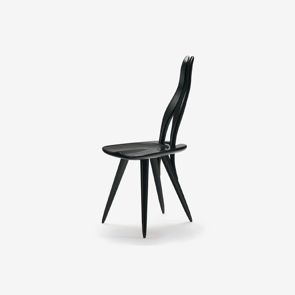 Стул Fenis Chair Black Painted Finish 