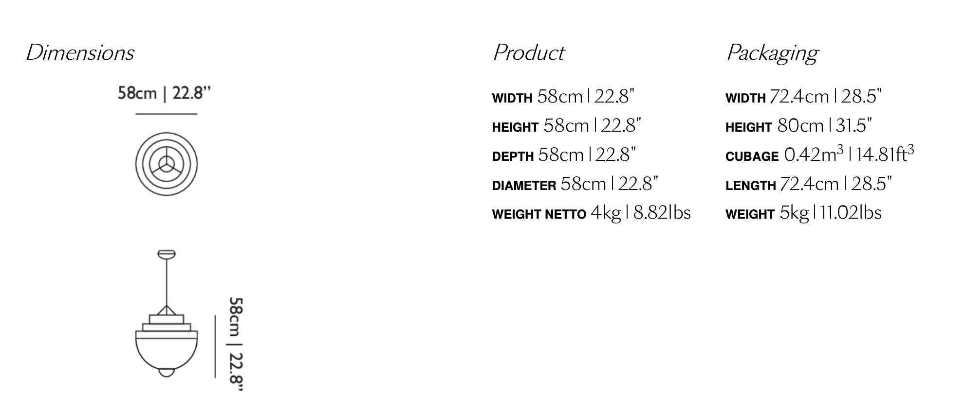 Схема Люстра Meshmatics Small, Moooi
