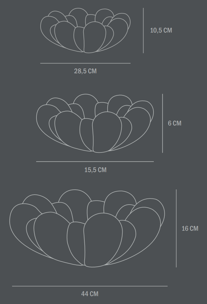 Схема Декоративная чаша Bloom Tray, 101 Copenhagen