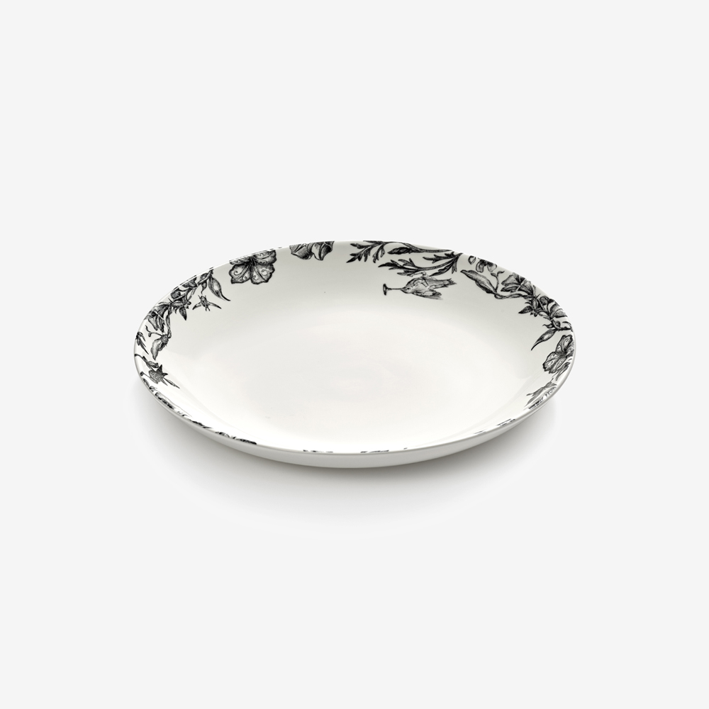 Чаша Bowl low enchanted garden white-black Unity 
