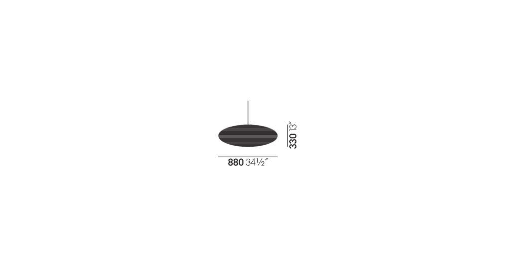Схема Подвесной светильник Akari 15A, Vitra