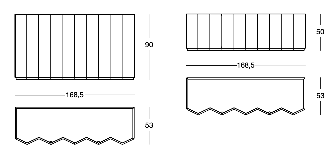 Схема Комод Z24 Sideboard 727, Zanotta