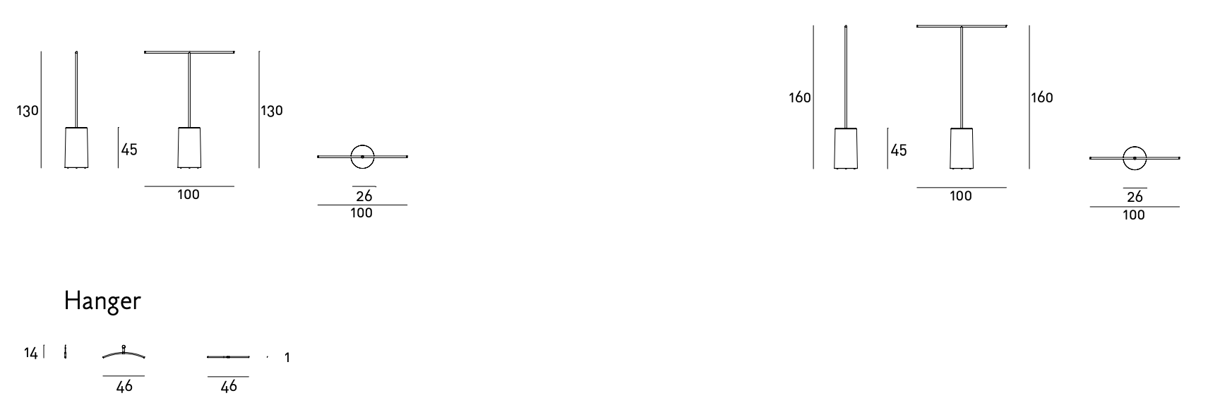 Схема Напольная вешалка Tonbo, Living Divani