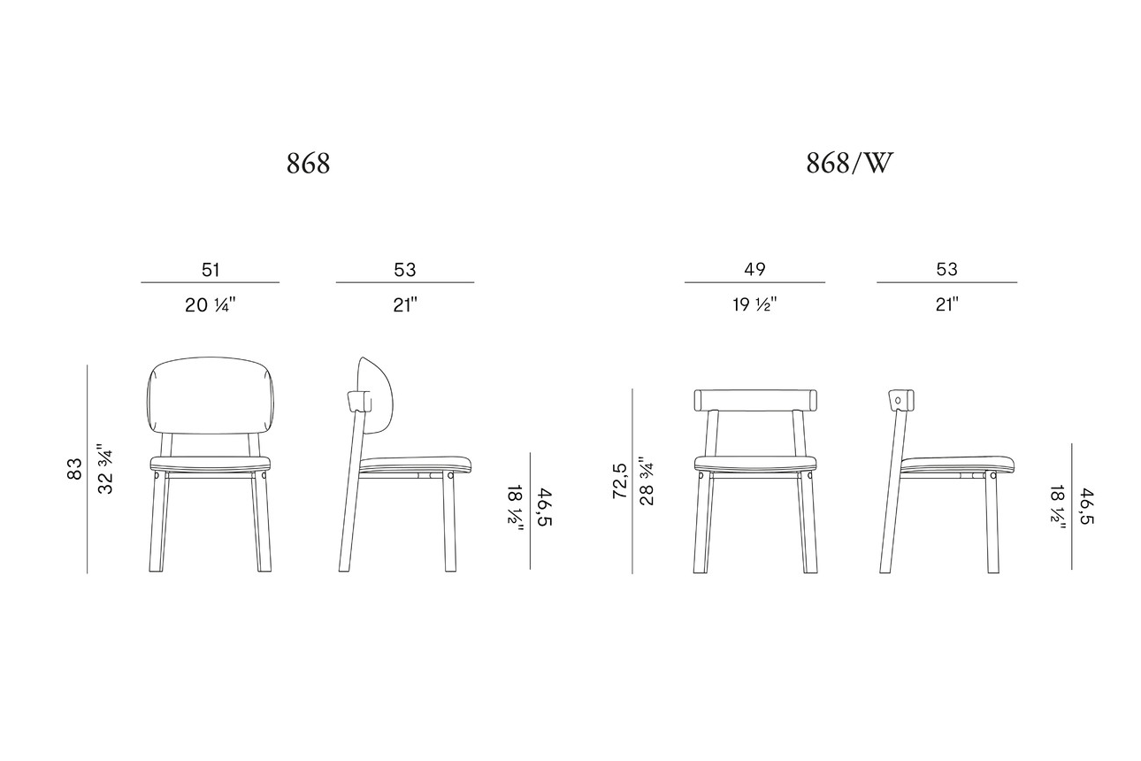 Схема Стул Helvetica, Potocco