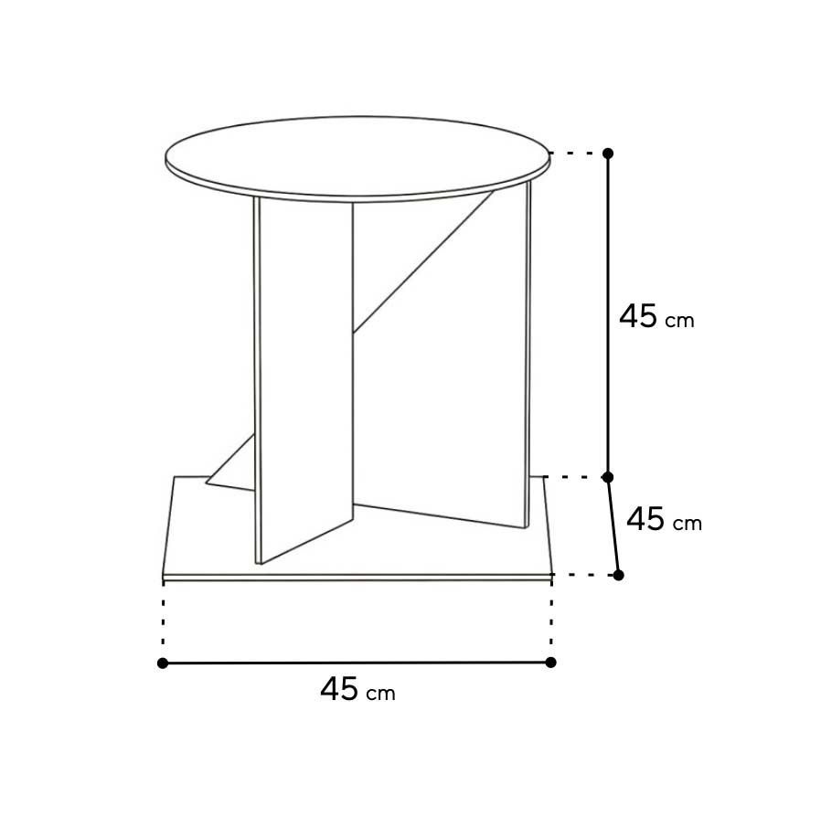 Схема Журнальный стол Suprematic Table, ART MNFST