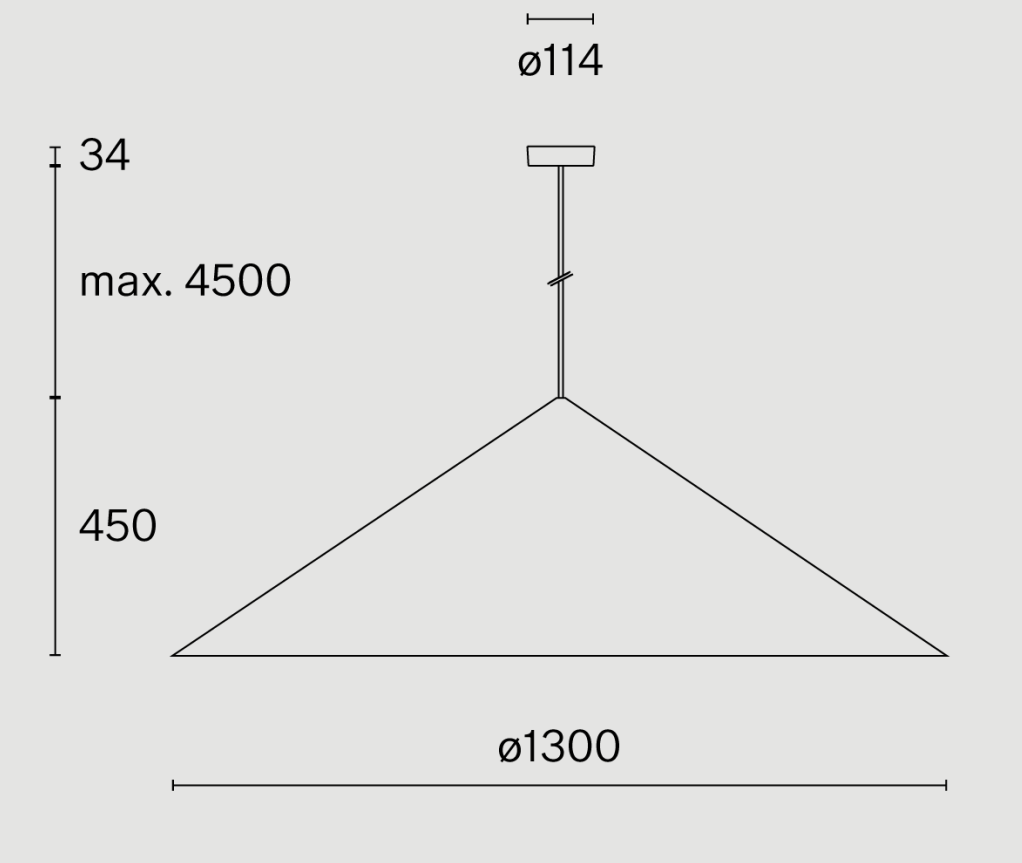 Схема Подвесной светильник w151 Extra large pendant s3, Wästberg