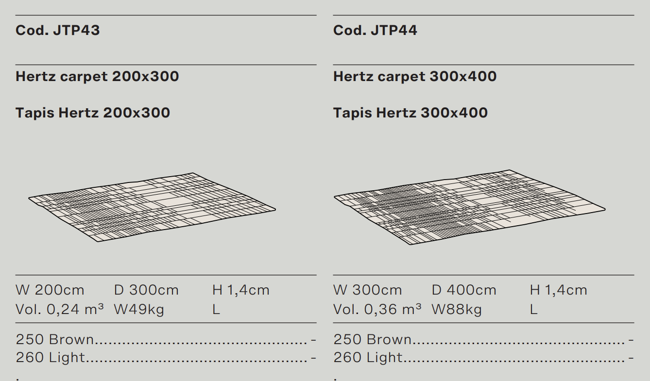 Схема Ковёр Hertz, Ditre Italia