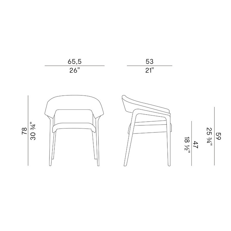 Схема Стул Memory, Potocco