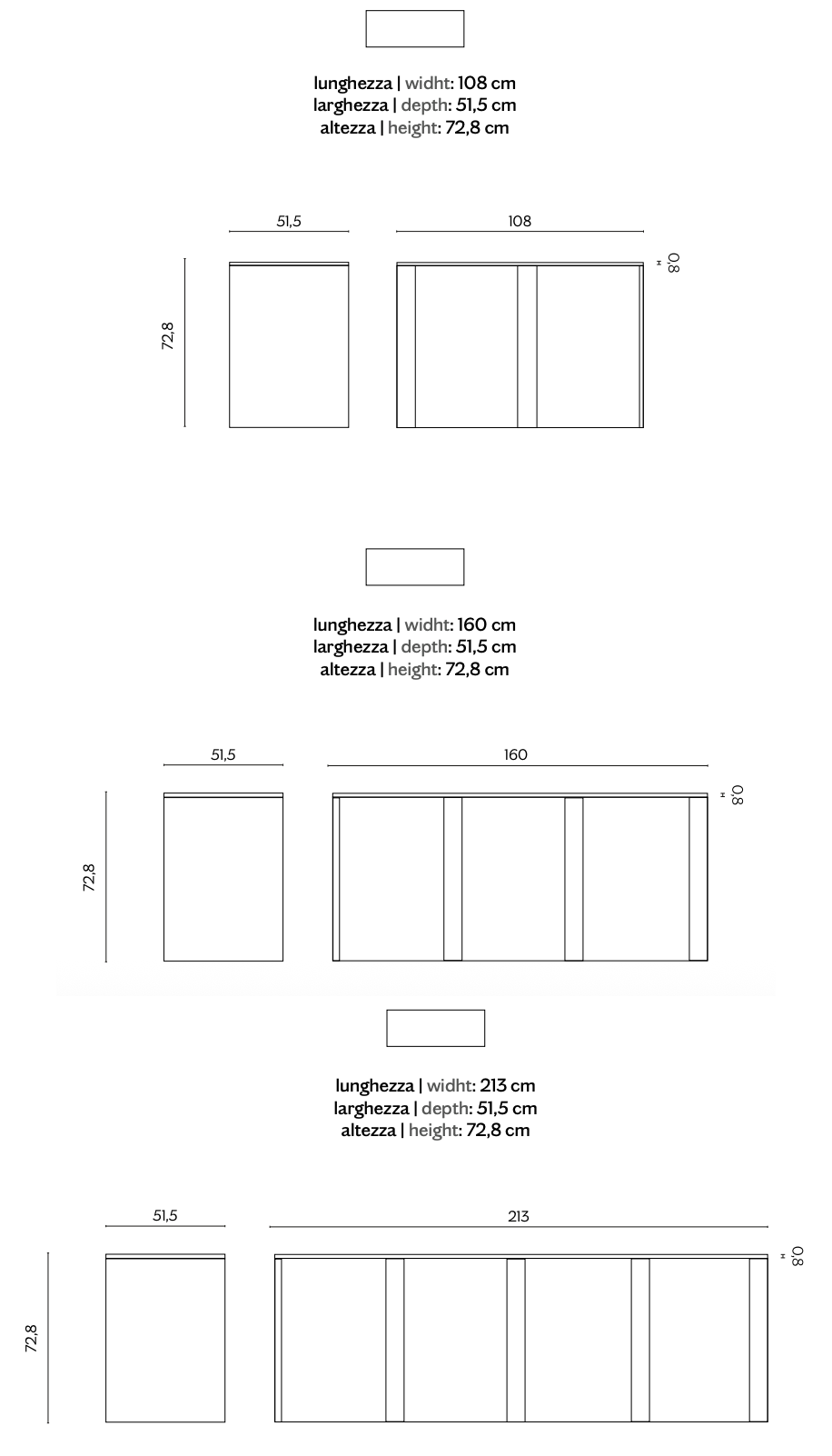 Схема Письменный стол Nami Desk, Miniforms