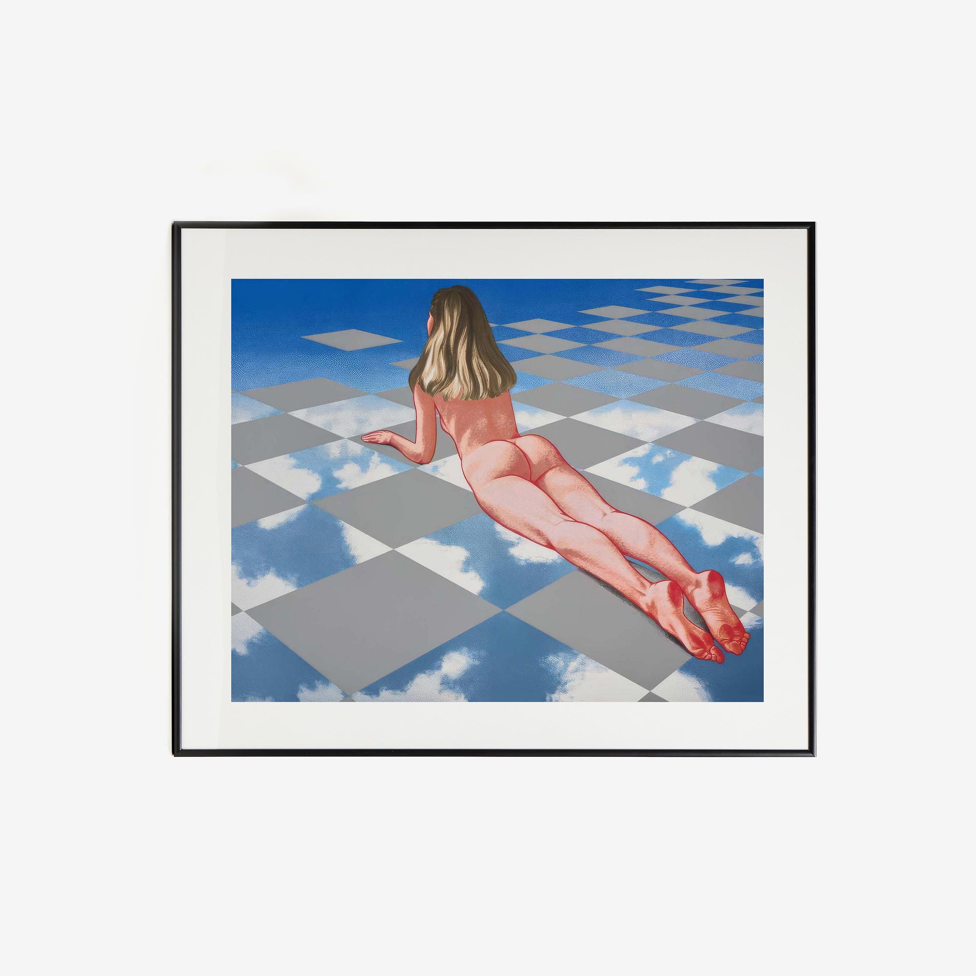 Шелкография «Женщина и система» Masha Yankovskaya