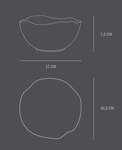 Схема Сет из двух чаш Native Bowl, Medio — Set of 2 pieces, 101 Copenhagen