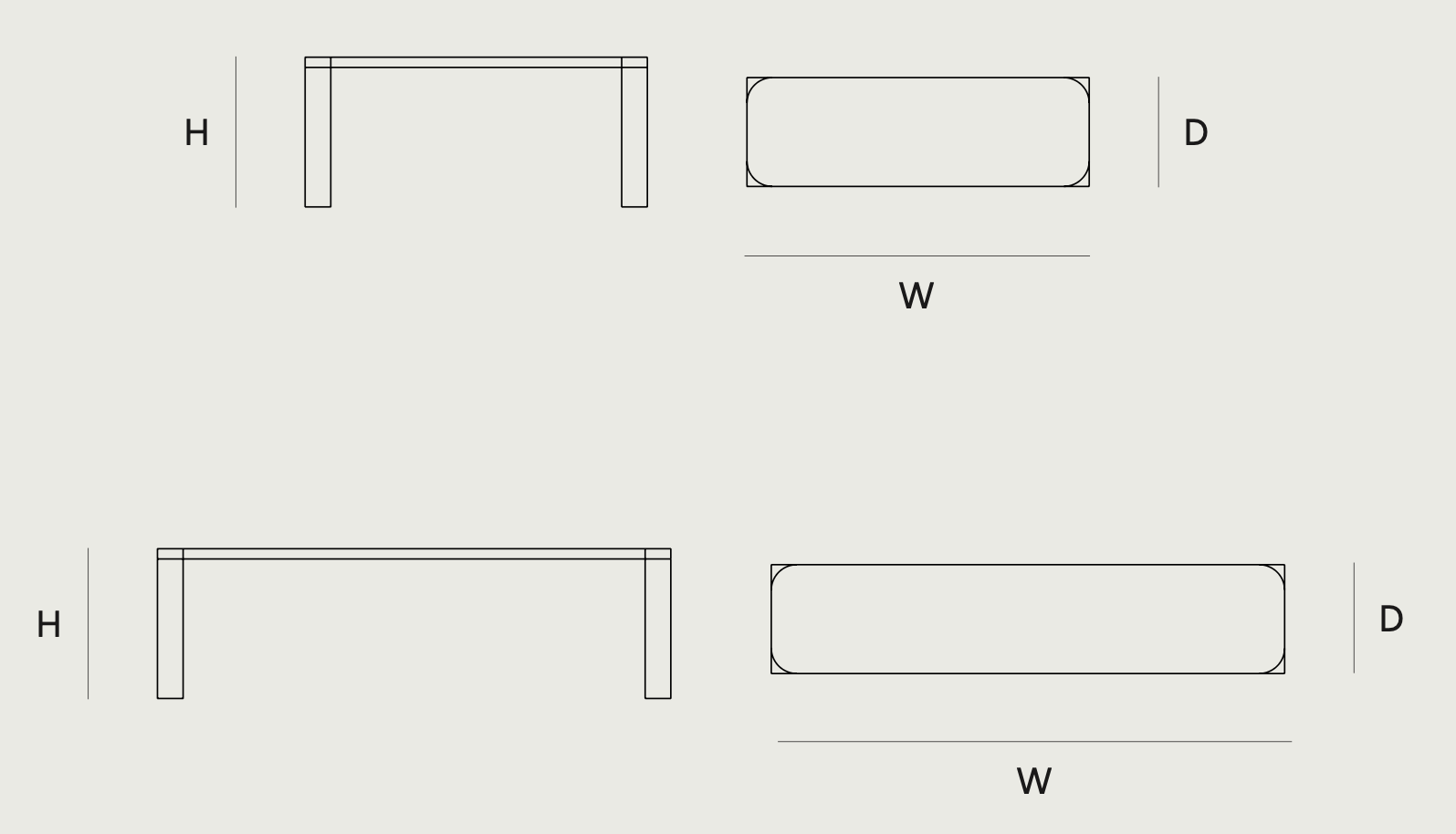 Схема Скамья Atlas Bench, New Works