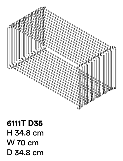 Схема Модуль хранения Panton Wire Extended, Montana