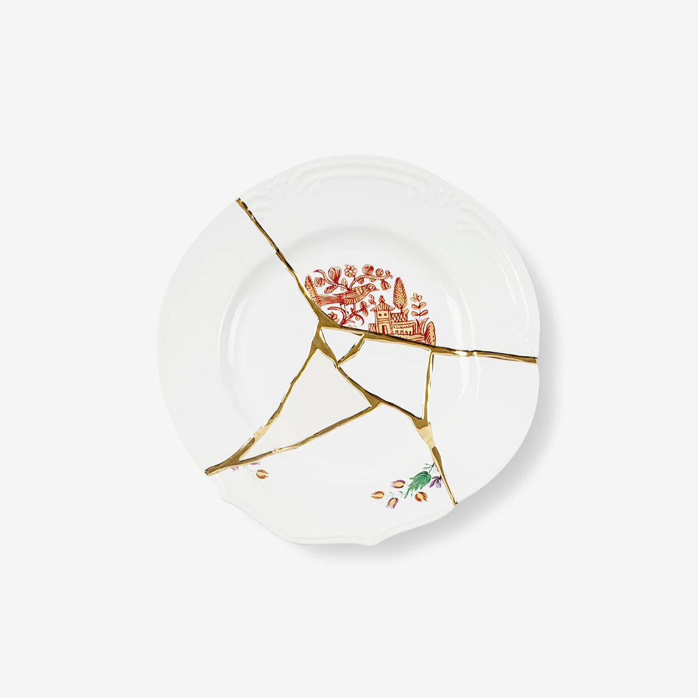 Тарелка Kintsugi 