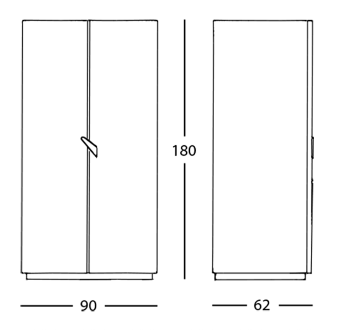 Схема Шкаф Alicante, Zanotta