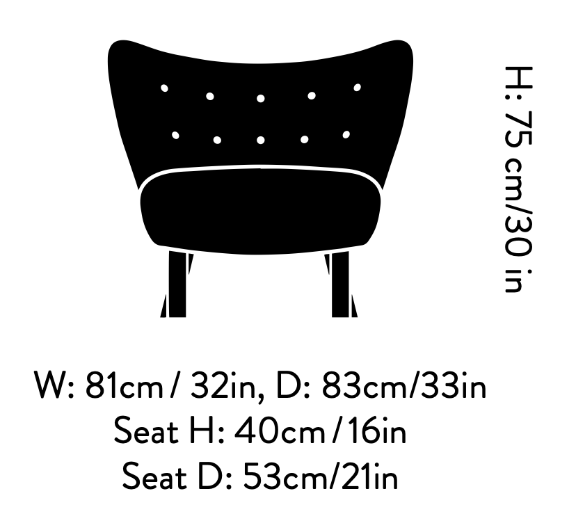 Схема Кресло Little Petra VB1, And Tradition (&Tradition)