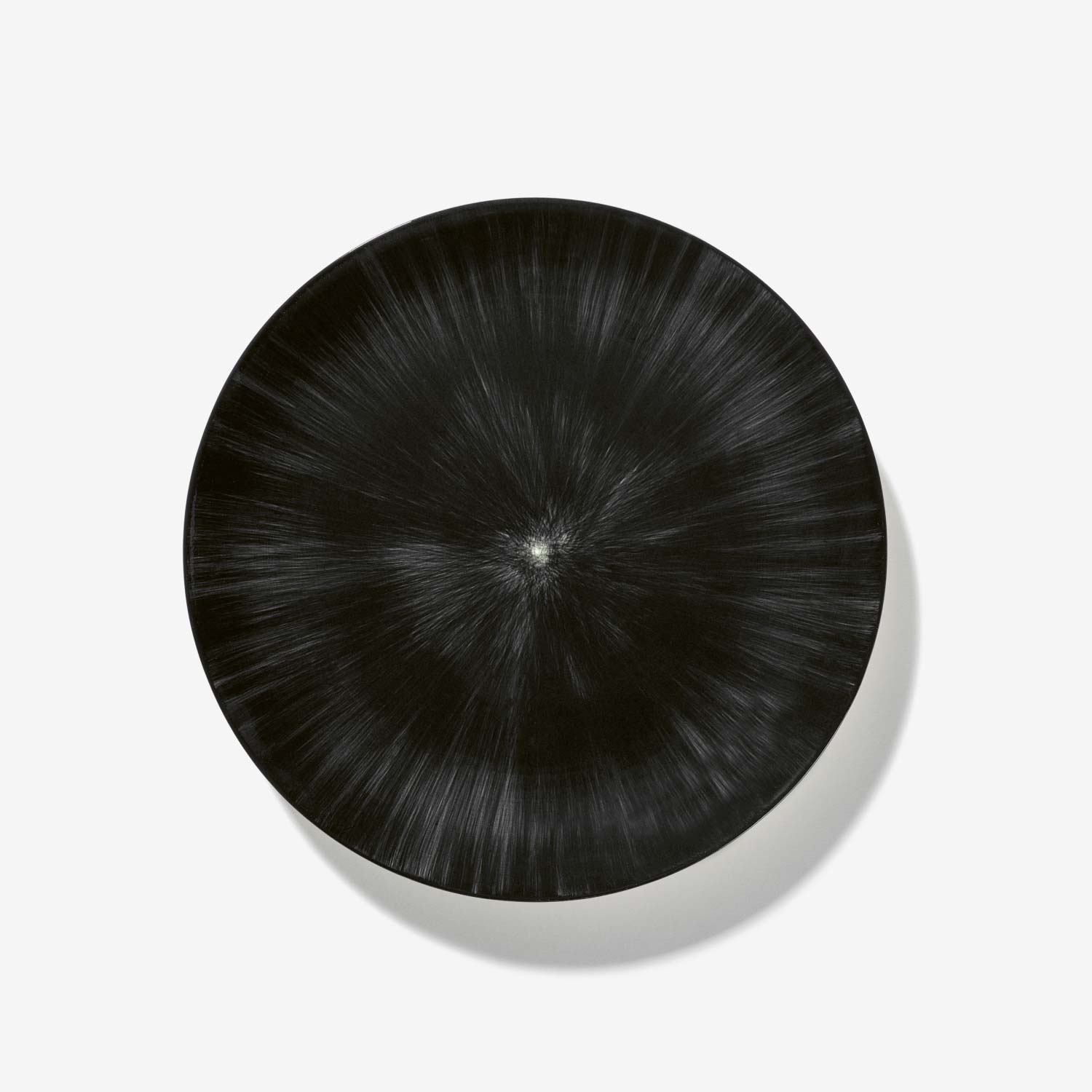 Тарелка Plate, 28, Dé Off-White/Black by Ann Demeulemeester 