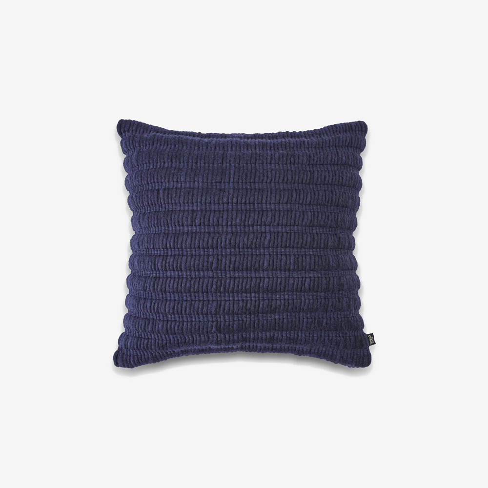 Подушка Ridge 45x45 cm Indigo Cotton Wool-Mix 