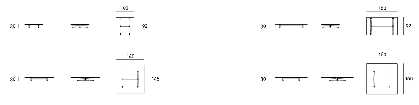 Схема Журнальный столик Floyd-Hi Table, Living Divani