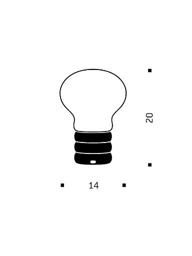 Схема Настольный светильник b.bulb, Ingo Maurer