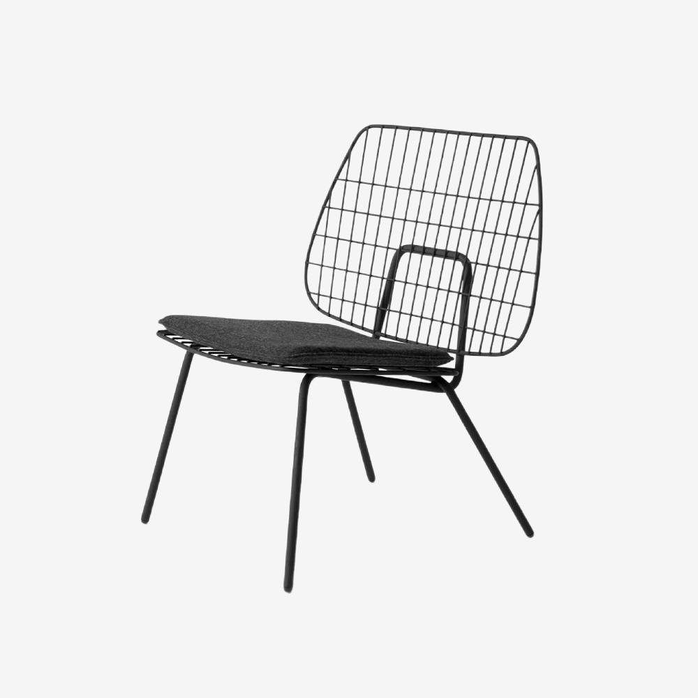 Уличное кресло с подушкой WM String Lounge Chair 