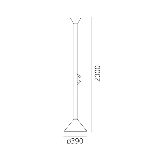 Схема Торшер CALLIMACO, Artemide