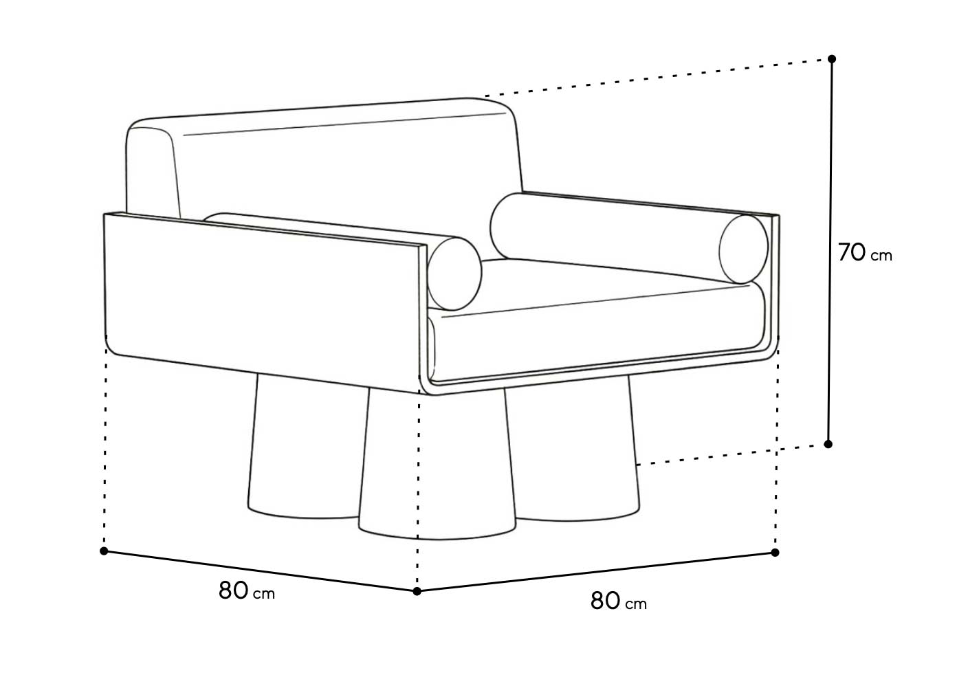 Схема Кресло Armchair Goat, ART MNFST