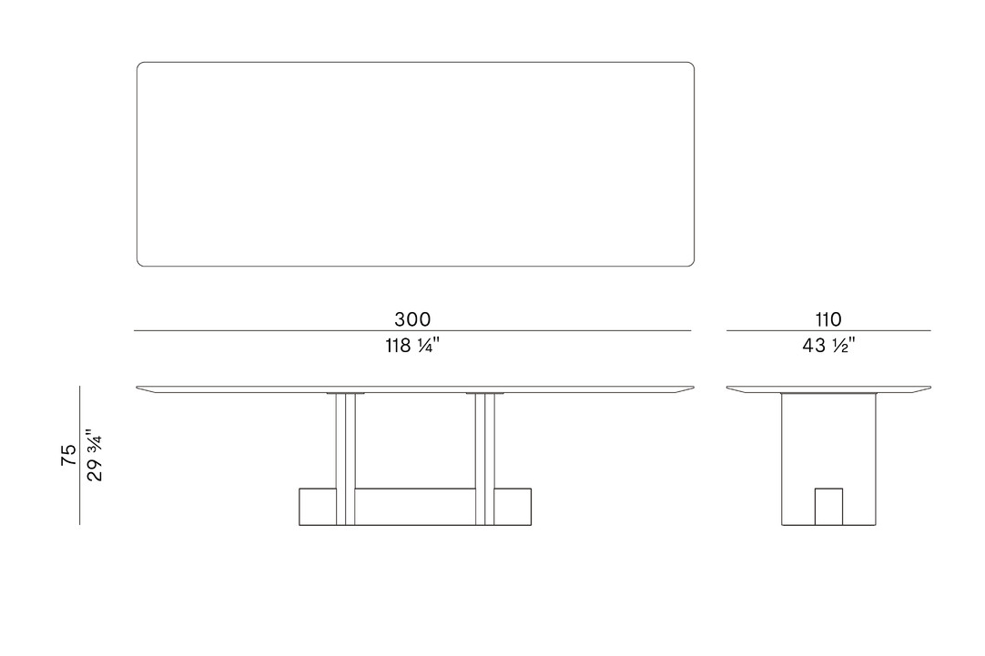 Схема Стол Syn, Potocco