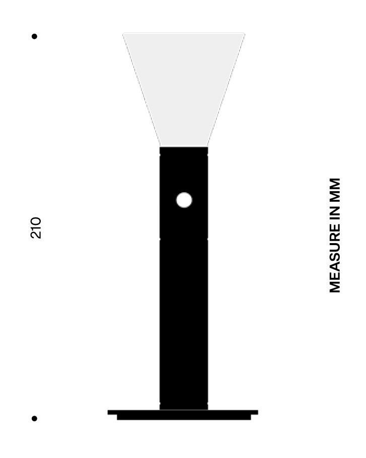 Схема Настольный светильник Halo Mag Flame, Halo Edition