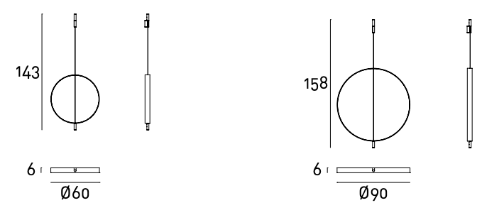 Схема Настенное зеркало Galileo, Living Divani