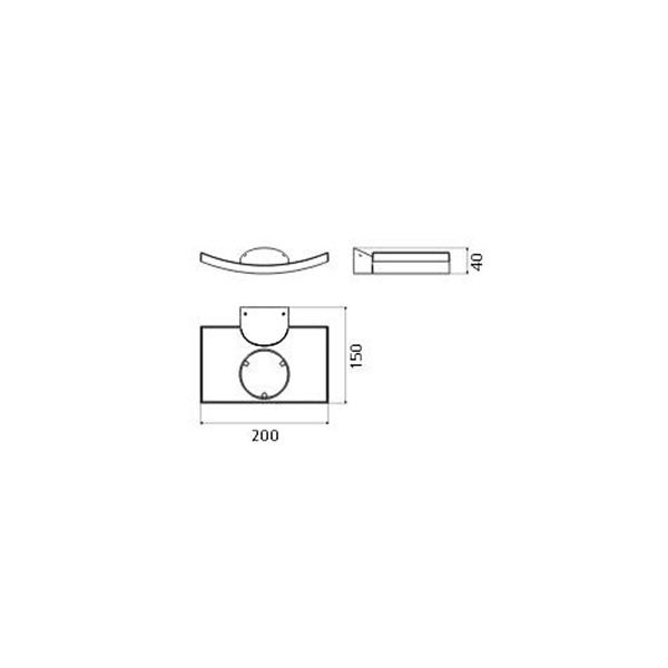 Схема Настенный светильник Microsurf 1646010A, Artemide