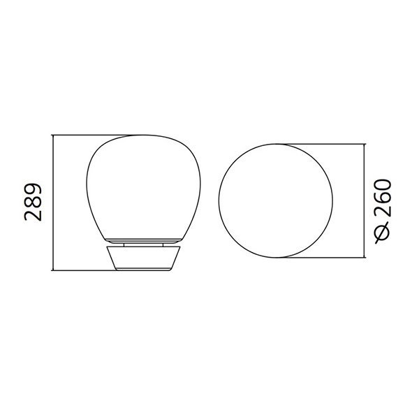 Схема Настольная лампа Empatia 26 Table 1817010A, Artemide